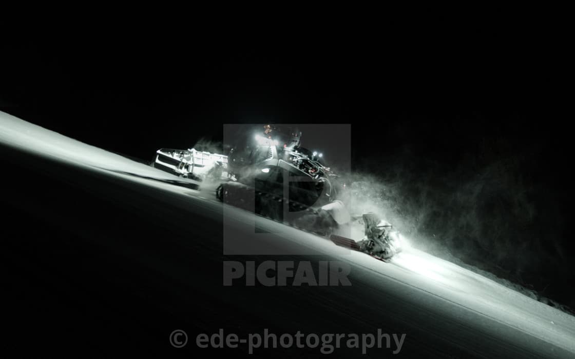 Plowing through the night